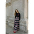 Ava and Lu Striped Skirt & Embroidered Cardigan